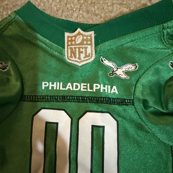 Philadelphia Eagles Kelly Green Throwback Pet Jersey - Picture 6 of 7